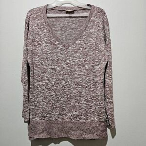 Style & Co Women's V-Neck Knit Top Size M